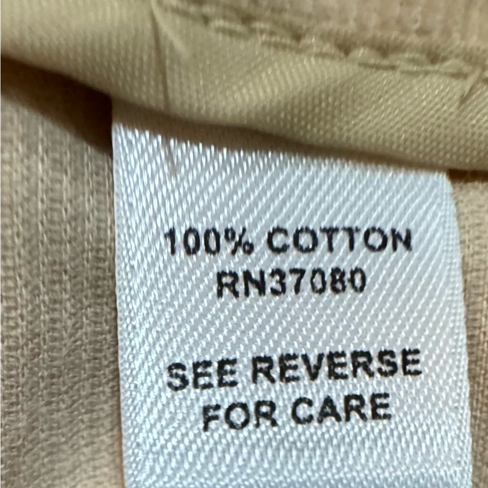 Cato Khaki Cotton Maxi Skirt Tan A-Line Flare Casual Size 8 - Picture 4 of 4